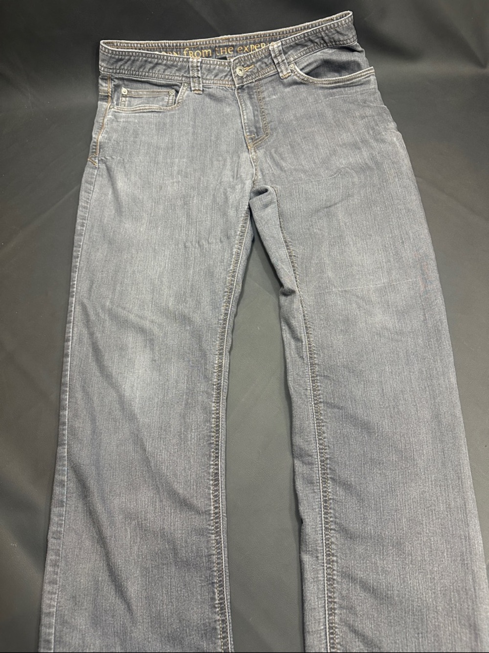 Prana Men's Grey Straight-Leg Jeans. Stretch. 32 x 32